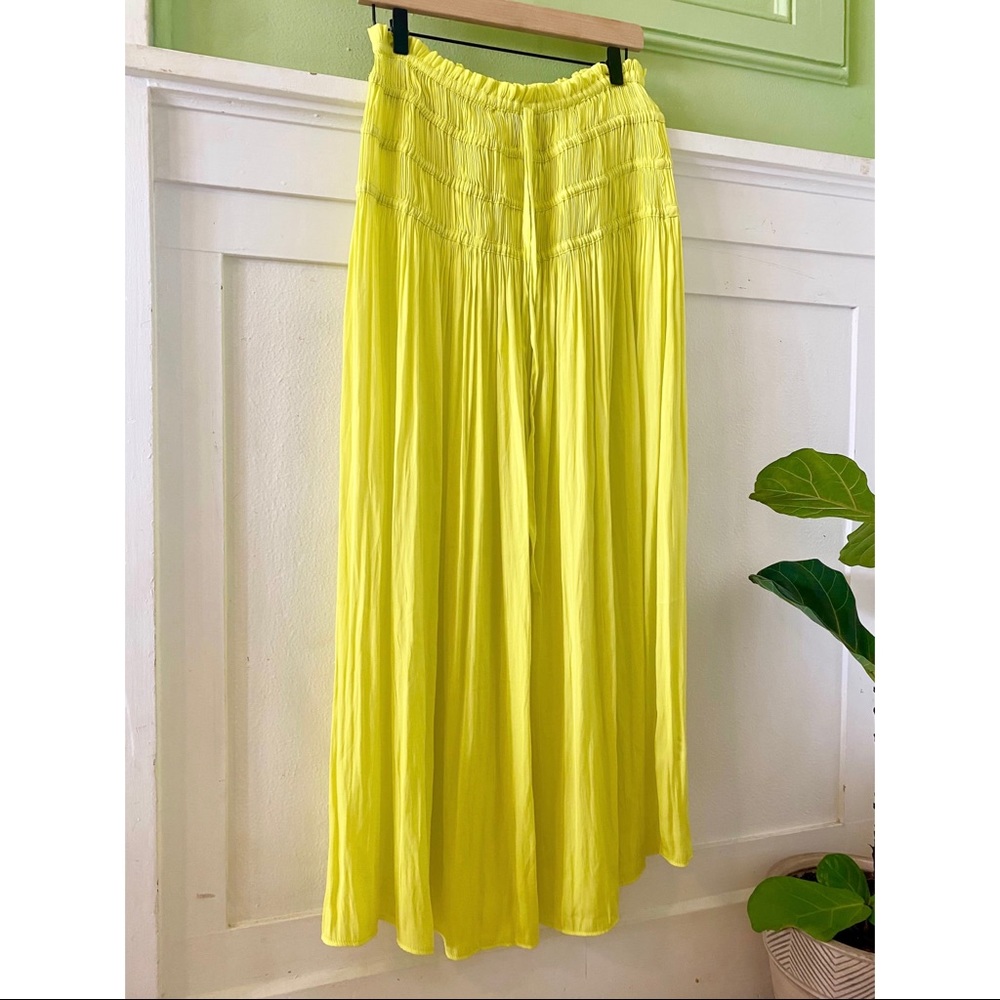Anthropologie Lynde Smocked Maxi Skirt